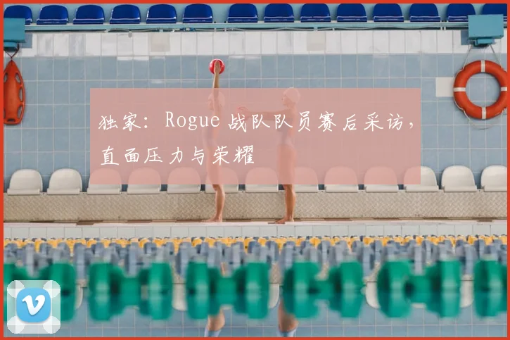 独家:Rogue 战队队员赛后采访,直面压力与荣耀